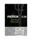 Revox G 36 Technical data
