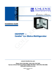 U-Line CO2175FF Installation guide