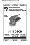 Bosch ROS10 Specifications