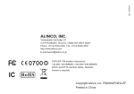 Alinco DJ-500 Instruction manual
