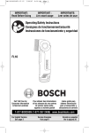 Bosch FL10 Specifications