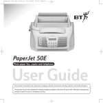 BT PAPERJET 30 User guide