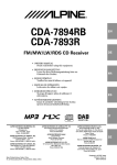 CDA 9Z6 Owner`s manual