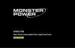 Monster PowerCenter HTUPS2700 Owner`s manual