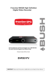 Bush Freeview EPG BVR501FV System information