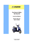 Daymak The Rome E-Bike User`s guide