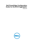 Dell PowerEdge M IO Aggregator Owner`s manual