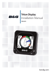 B&G Triton Display Installation manual