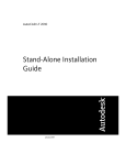 Autodesk AUTOCAD 2010 - STAND-ALONE Installation guide