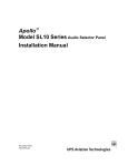 UPS Aviation Technologies 10 Installation manual