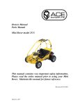 Ace Sports 2513 Owner`s manual