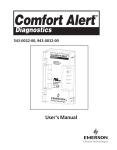 Emerson Comfort Alert 543-0033-00 User`s manual
