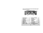 Sega Sega Rally 2 Instruction manual