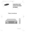 Samsung 5000W - SV - VCR Specifications