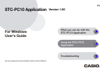 Casio STC-U10 User`s guide