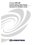 Crestron CSP-LSP Installation guide