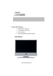 Citizen C32604HD User manual