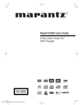 Marantz VC6001 User guide