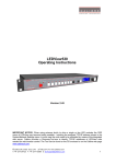 Calibre UK LEDView 530 Operating instructions