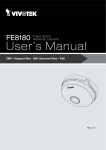 Vivotek FE8180 User`s manual