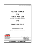 CEECO SSP-511-F Service manual