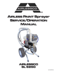 AIRLESSCO SL 6250 Instruction manual