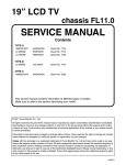 Magnavox 19MF301B Service manual