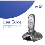 BT FREELANCE XD 1500 User guide