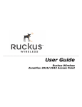 Ruckus Wireless MF7211-Outdoor User guide
