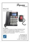 Depaepe Telecom HDmax SOS User manual