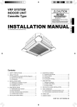 AirStage AUXA45L Installation manual