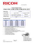 Ricoh MP C3503 Specifications