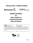 Schwank IWP Owner`s manual