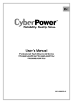 CyberPower PR2200ELCDRT2U User`s manual