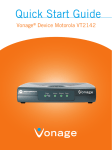 Motorola VT2142 User guide