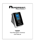 Acroprint TQ600F User manual
