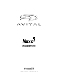 Avital MAXX2 Installation guide
