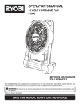 Ryobi P3300 Operator`s manual