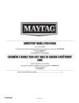 Maytag W10669246A Use & care guide