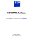 EKF Electronik CG1-RADIO CompactPCI User`s manual