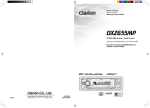 Clarion DXZ655MP Owner`s manual