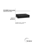 Velodyne Subcontractor SC-600D User`s manual