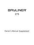 Bayliner 275 Specifications