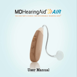 MDHearingAid AIR User manual