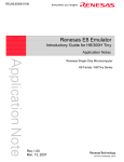Renesas Emulator System E8 Specifications