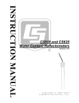 Campbell CS616 Instruction manual