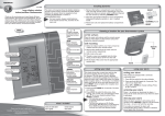 Radio Shack In/Out Thermometer with Indoor Humidity Gauge User`s guide