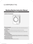 Campomatic WD11KD Instruction manual