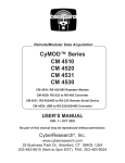 CyberResearch RS-485 User`s manual