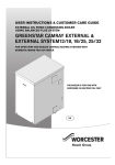 Worcester 25/32 Installation manual